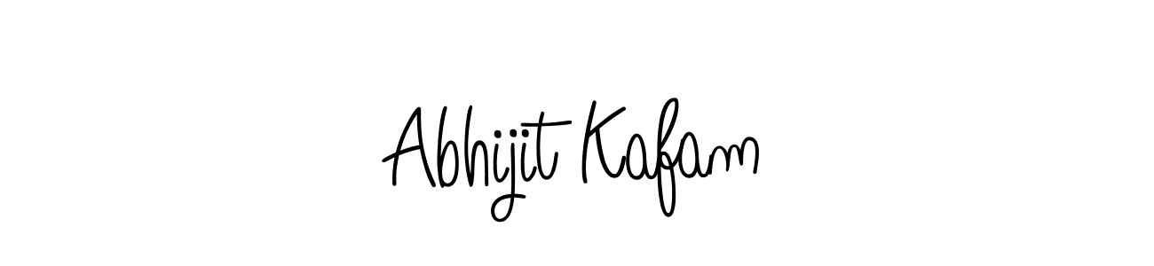 Use a signature maker to create a handwritten signature online. With this signature software, you can design (Angelique-Rose-font-FFP) your own signature for name Abhijit Kafam. Abhijit Kafam signature style 5 images and pictures png