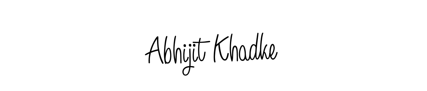 How to make Abhijit Khadke signature? Angelique-Rose-font-FFP is a professional autograph style. Create handwritten signature for Abhijit Khadke name. Abhijit Khadke signature style 5 images and pictures png