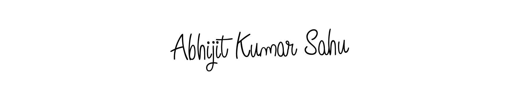 Use a signature maker to create a handwritten signature online. With this signature software, you can design (Angelique-Rose-font-FFP) your own signature for name Abhijit Kumar Sahu. Abhijit Kumar Sahu signature style 5 images and pictures png