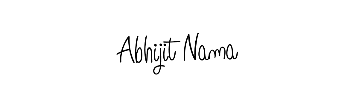 Create a beautiful signature design for name Abhijit Nama. With this signature (Angelique-Rose-font-FFP) fonts, you can make a handwritten signature for free. Abhijit Nama signature style 5 images and pictures png