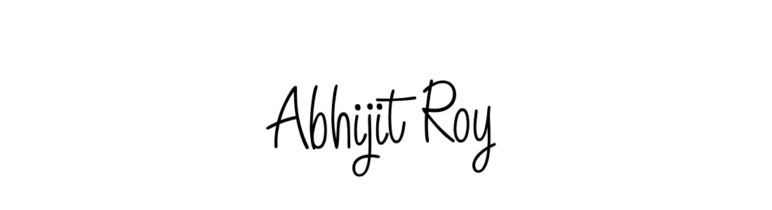 Use a signature maker to create a handwritten signature online. With this signature software, you can design (Angelique-Rose-font-FFP) your own signature for name Abhijit Roy. Abhijit Roy signature style 5 images and pictures png