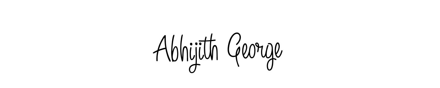 Also we have Abhijith George name is the best signature style. Create professional handwritten signature collection using Angelique-Rose-font-FFP autograph style. Abhijith George signature style 5 images and pictures png