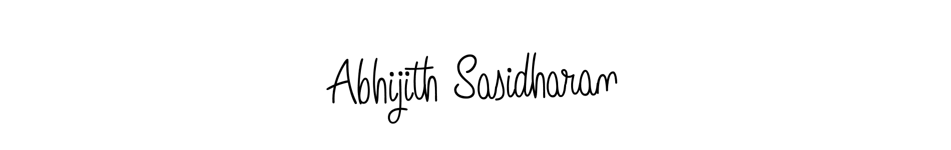 Also we have Abhijith Sasidharan name is the best signature style. Create professional handwritten signature collection using Angelique-Rose-font-FFP autograph style. Abhijith Sasidharan signature style 5 images and pictures png