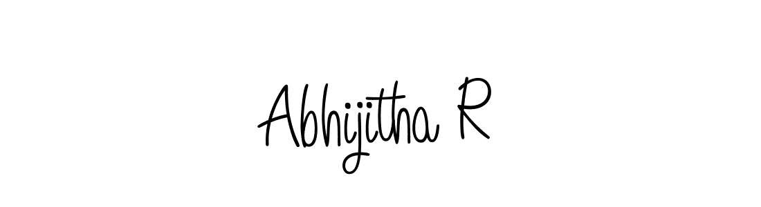 Once you've used our free online signature maker to create your best signature Angelique-Rose-font-FFP style, it's time to enjoy all of the benefits that Abhijitha R name signing documents. Abhijitha R signature style 5 images and pictures png