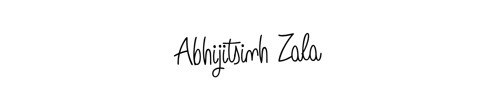 Abhijitsinh Zala stylish signature style. Best Handwritten Sign (Angelique-Rose-font-FFP) for my name. Handwritten Signature Collection Ideas for my name Abhijitsinh Zala. Abhijitsinh Zala signature style 5 images and pictures png