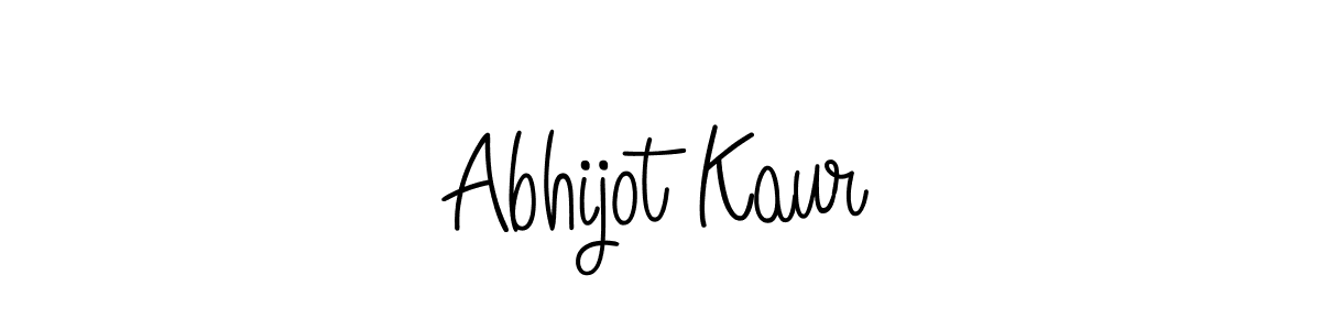 Make a beautiful signature design for name Abhijot Kaur. Use this online signature maker to create a handwritten signature for free. Abhijot Kaur signature style 5 images and pictures png