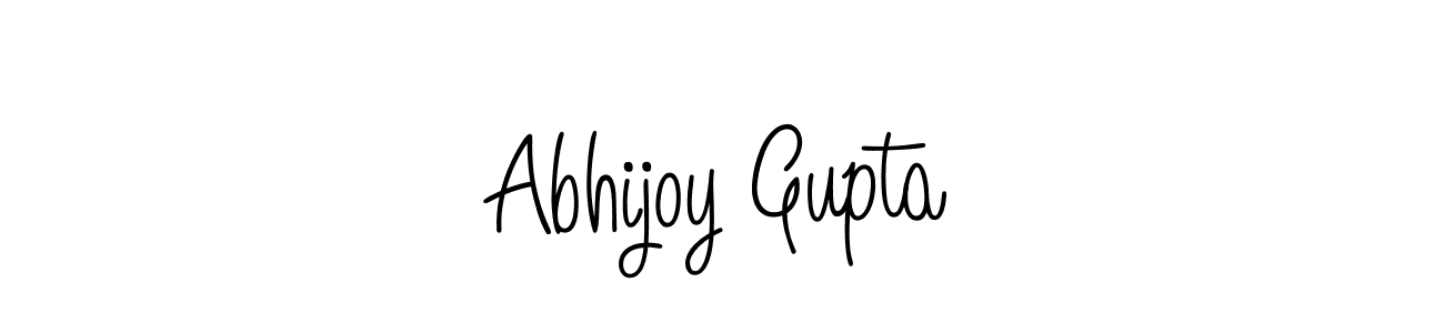Make a beautiful signature design for name Abhijoy Gupta. With this signature (Angelique-Rose-font-FFP) style, you can create a handwritten signature for free. Abhijoy Gupta signature style 5 images and pictures png