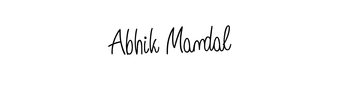 Make a beautiful signature design for name Abhik Mandal. Use this online signature maker to create a handwritten signature for free. Abhik Mandal signature style 5 images and pictures png