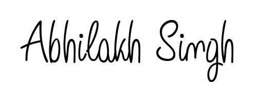 Designed for modern professionals: Abhilakh Singh name signature crafted with Angelique-Rose-font-FFP script. Ready for digital PDF workflows. Abhilakh Singh signature style 5 images and pictures png