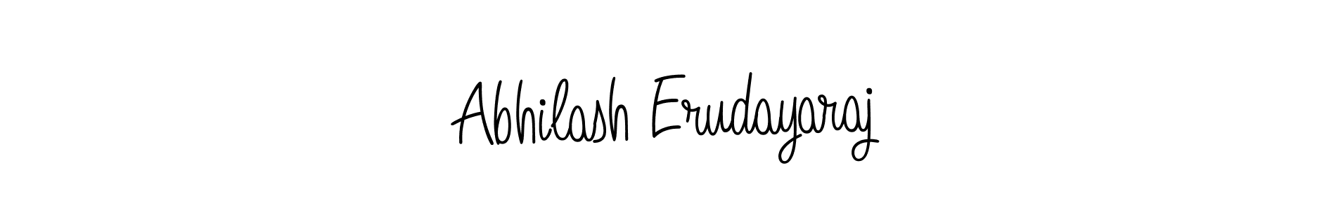 Make a beautiful signature design for name Abhilash Erudayaraj. With this signature (Angelique-Rose-font-FFP) style, you can create a handwritten signature for free. Abhilash Erudayaraj signature style 5 images and pictures png