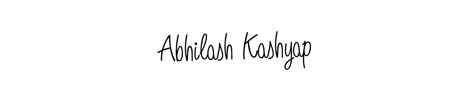 How to Draw Abhilash Kashyap signature style? Angelique-Rose-font-FFP is a latest design signature styles for name Abhilash Kashyap. Abhilash Kashyap signature style 5 images and pictures png