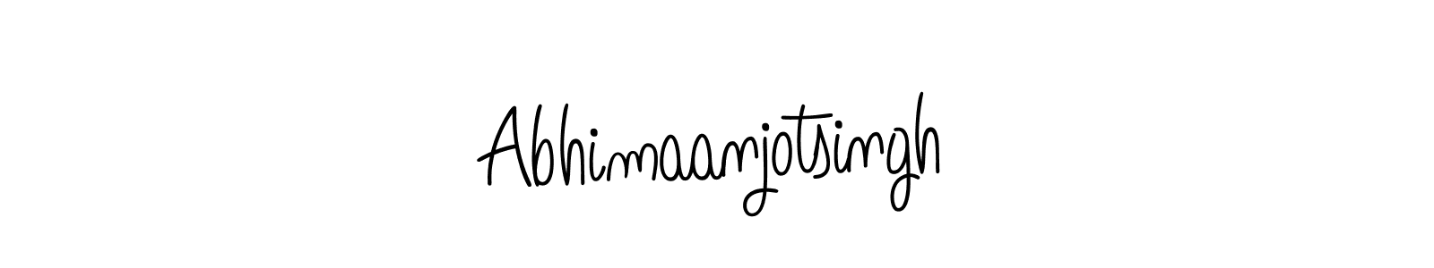 The best way (Angelique-Rose-font-FFP) to make a short signature is to pick only two or three words in your name. The name Abhimaanjotsingh include a total of six letters. For converting this name. Abhimaanjotsingh signature style 5 images and pictures png