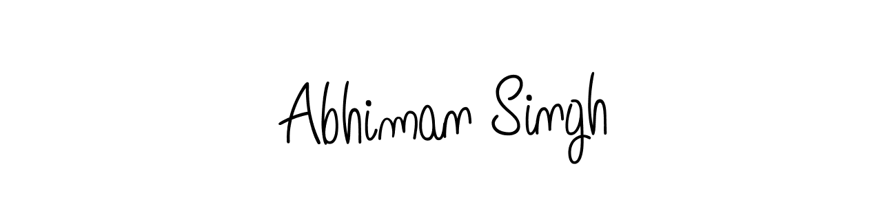 Make a short Abhiman Singh signature style. Manage your documents anywhere anytime using Angelique-Rose-font-FFP. Create and add eSignatures, submit forms, share and send files easily. Abhiman Singh signature style 5 images and pictures png