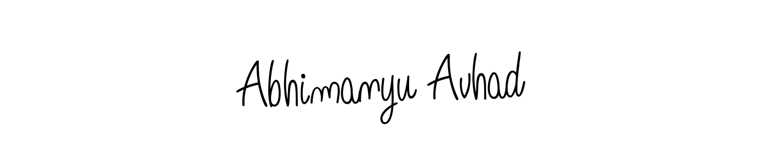 How to Draw Abhimanyu Avhad signature style? Angelique-Rose-font-FFP is a latest design signature styles for name Abhimanyu Avhad. Abhimanyu Avhad signature style 5 images and pictures png