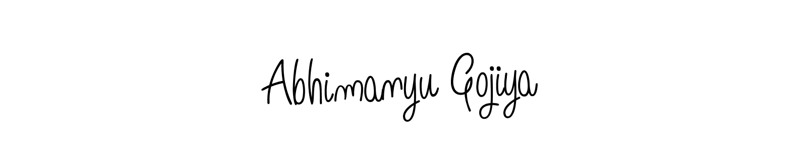 This is the best signature style for the Abhimanyu Gojiya name. Also you like these signature font (Angelique-Rose-font-FFP). Mix name signature. Abhimanyu Gojiya signature style 5 images and pictures png