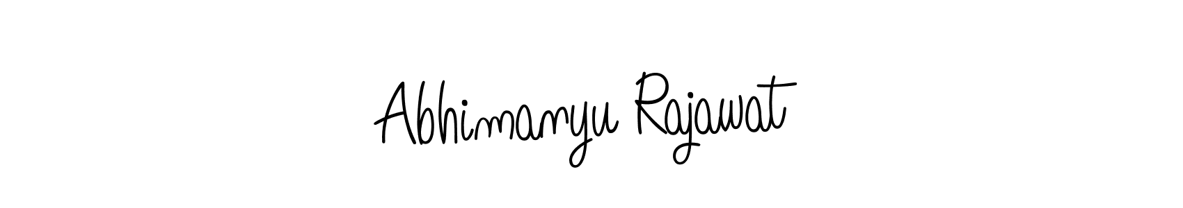 Abhimanyu Rajawat stylish signature style. Best Handwritten Sign (Angelique-Rose-font-FFP) for my name. Handwritten Signature Collection Ideas for my name Abhimanyu Rajawat. Abhimanyu Rajawat signature style 5 images and pictures png