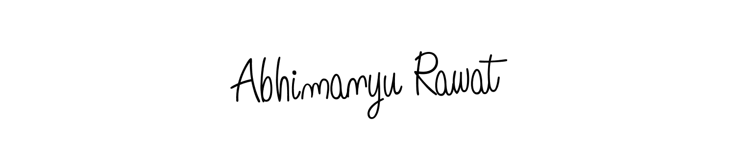 Best and Professional Signature Style for Abhimanyu Rawat. Angelique-Rose-font-FFP Best Signature Style Collection. Abhimanyu Rawat signature style 5 images and pictures png