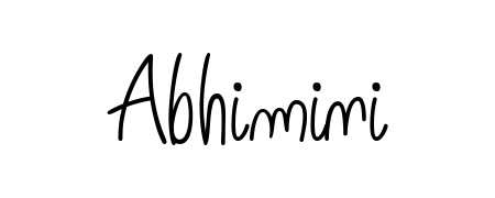 See photos of Abhimini official signature. Check more albums & portfolios. Read reviews & check more about Angelique-Rose-font-FFP font. Abhimini signature style 5 images and pictures png