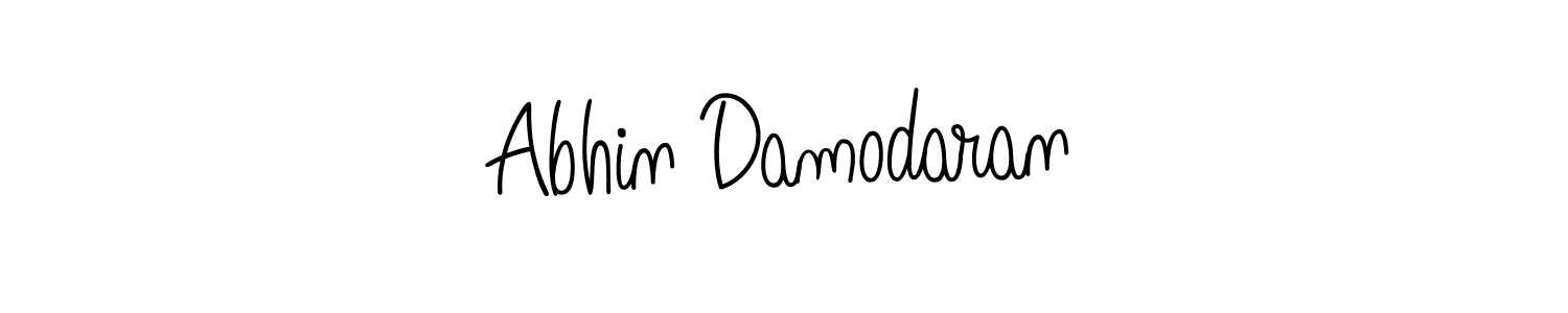 Angelique-Rose-font-FFP is a professional signature style that is perfect for those who want to add a touch of class to their signature. It is also a great choice for those who want to make their signature more unique. Get Abhin Damodaran name to fancy signature for free. Abhin Damodaran signature style 5 images and pictures png