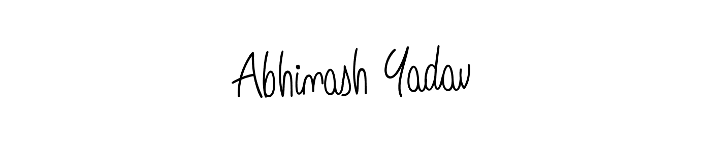 It looks lik you need a new signature style for name Abhinash Yadav. Design unique handwritten (Angelique-Rose-font-FFP) signature with our free signature maker in just a few clicks. Abhinash Yadav signature style 5 images and pictures png