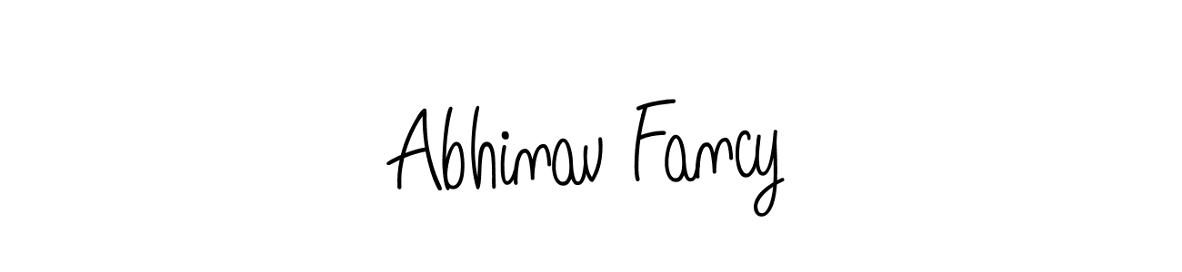 How to make Abhinav Fancy name signature. Use Angelique-Rose-font-FFP style for creating short signs online. This is the latest handwritten sign. Abhinav Fancy signature style 5 images and pictures png