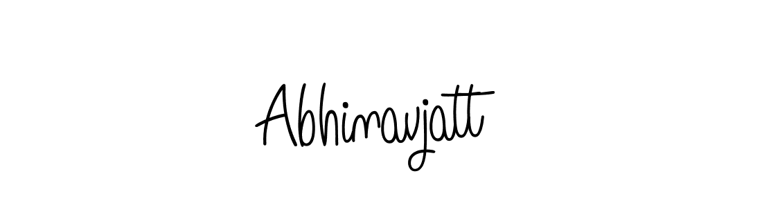 Make a beautiful signature design for name Abhinavjatt. With this signature (Angelique-Rose-font-FFP) style, you can create a handwritten signature for free. Abhinavjatt signature style 5 images and pictures png