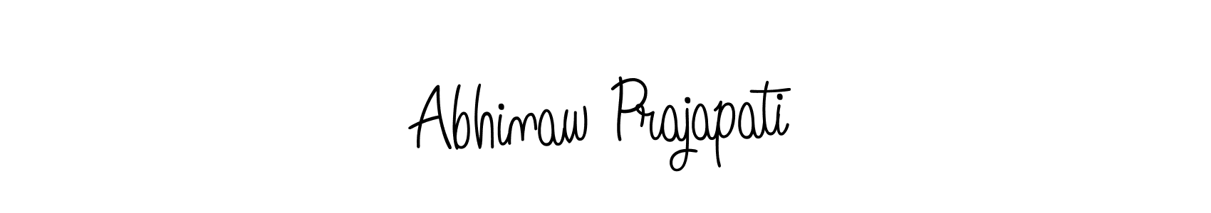 How to make Abhinaw Prajapati signature? Angelique-Rose-font-FFP is a professional autograph style. Create handwritten signature for Abhinaw Prajapati name. Abhinaw Prajapati signature style 5 images and pictures png