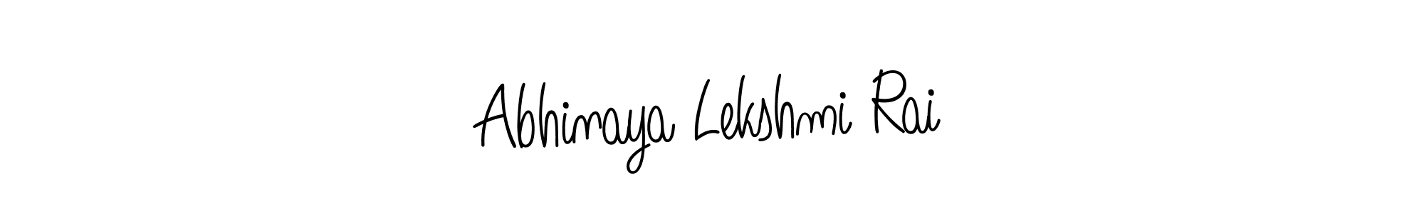 How to make Abhinaya Lekshmi Rai signature? Angelique-Rose-font-FFP is a professional autograph style. Create handwritten signature for Abhinaya Lekshmi Rai name. Abhinaya Lekshmi Rai signature style 5 images and pictures png