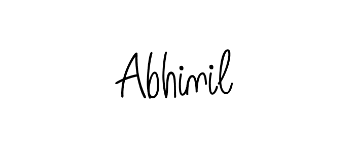 Also You can easily find your signature by using the search form. We will create Abhinil name handwritten signature images for you free of cost using Angelique-Rose-font-FFP sign style. Abhinil signature style 5 images and pictures png