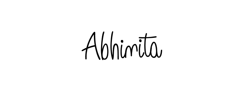 How to make Abhinita signature? Angelique-Rose-font-FFP is a professional autograph style. Create handwritten signature for Abhinita name. Abhinita signature style 5 images and pictures png