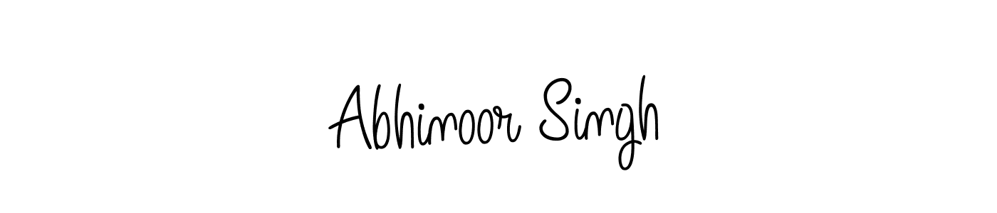 How to make Abhinoor Singh signature? Angelique-Rose-font-FFP is a professional autograph style. Create handwritten signature for Abhinoor Singh name. Abhinoor Singh signature style 5 images and pictures png