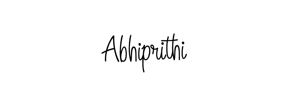 Make a beautiful signature design for name Abhiprithi. With this signature (Angelique-Rose-font-FFP) style, you can create a handwritten signature for free. Abhiprithi signature style 5 images and pictures png