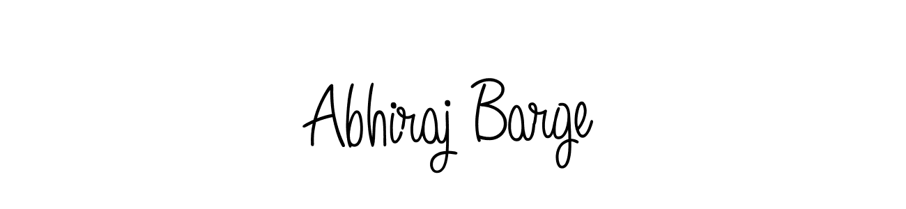 Use a signature maker to create a handwritten signature online. With this signature software, you can design (Angelique-Rose-font-FFP) your own signature for name Abhiraj Barge. Abhiraj Barge signature style 5 images and pictures png