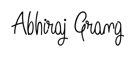 Create a personalized artistic stamp with Abhiraj Grang in Angelique-Rose-font-FFP font. Perfect for visual artists, designers, and influencers. Abhiraj Grang signature style 5 images and pictures png