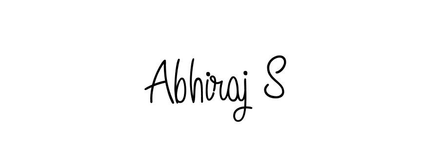 Create a beautiful signature design for name Abhiraj S. With this signature (Angelique-Rose-font-FFP) fonts, you can make a handwritten signature for free. Abhiraj S signature style 5 images and pictures png