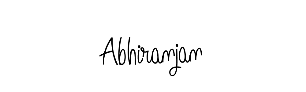 You should practise on your own different ways (Angelique-Rose-font-FFP) to write your name (Abhiranjan) in signature. don't let someone else do it for you. Abhiranjan signature style 5 images and pictures png