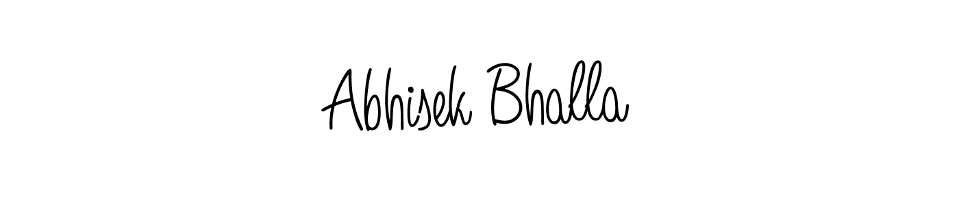 Create a beautiful signature design for name Abhisek Bhalla. With this signature (Angelique-Rose-font-FFP) fonts, you can make a handwritten signature for free. Abhisek Bhalla signature style 5 images and pictures png