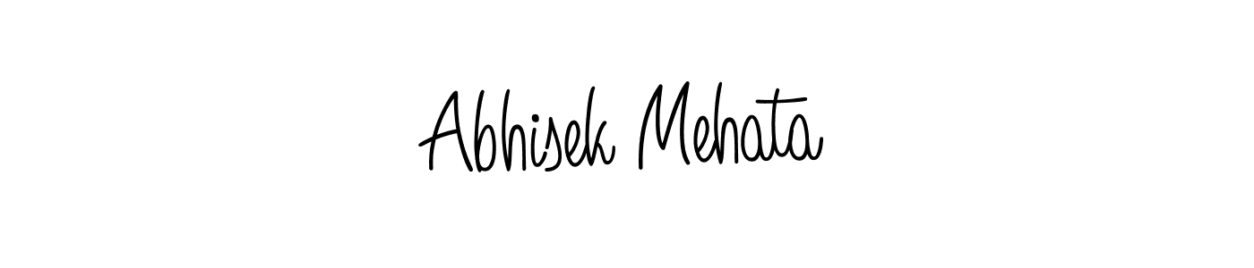 Abhisek Mehata stylish signature style. Best Handwritten Sign (Angelique-Rose-font-FFP) for my name. Handwritten Signature Collection Ideas for my name Abhisek Mehata. Abhisek Mehata signature style 5 images and pictures png