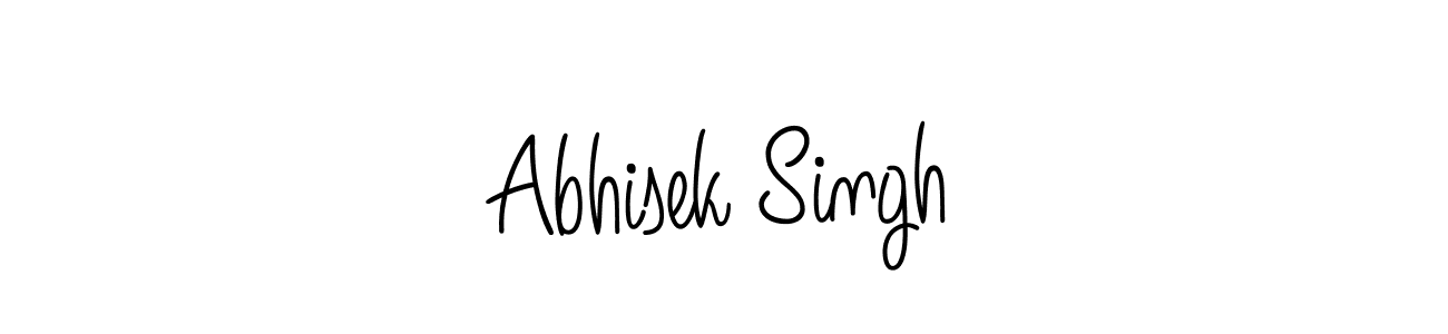 How to make Abhisek Singh signature? Angelique-Rose-font-FFP is a professional autograph style. Create handwritten signature for Abhisek Singh name. Abhisek Singh signature style 5 images and pictures png