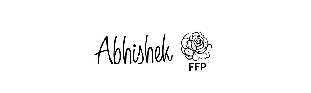 Design your own signature with our free online signature maker. With this signature software, you can create a handwritten (Angelique-Rose-font-FFP) signature for name Abhishek 7. Abhishek 7 signature style 5 images and pictures png