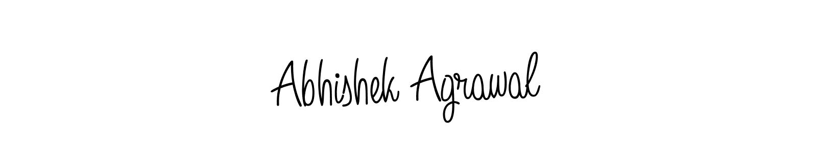 How to make Abhishek Agrawal signature? Angelique-Rose-font-FFP is a professional autograph style. Create handwritten signature for Abhishek Agrawal name. Abhishek Agrawal signature style 5 images and pictures png