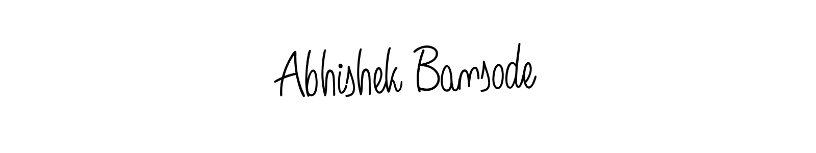 Also we have Abhishek Bansode name is the best signature style. Create professional handwritten signature collection using Angelique-Rose-font-FFP autograph style. Abhishek Bansode signature style 5 images and pictures png