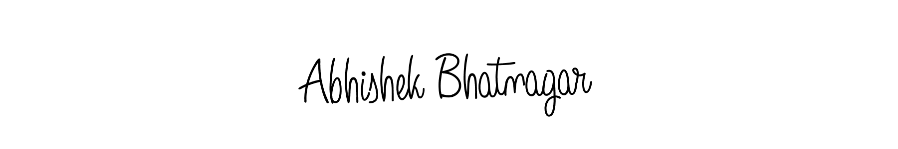 if you are searching for the best signature style for your name Abhishek Bhatnagar. so please give up your signature search. here we have designed multiple signature styles  using Angelique-Rose-font-FFP. Abhishek Bhatnagar signature style 5 images and pictures png