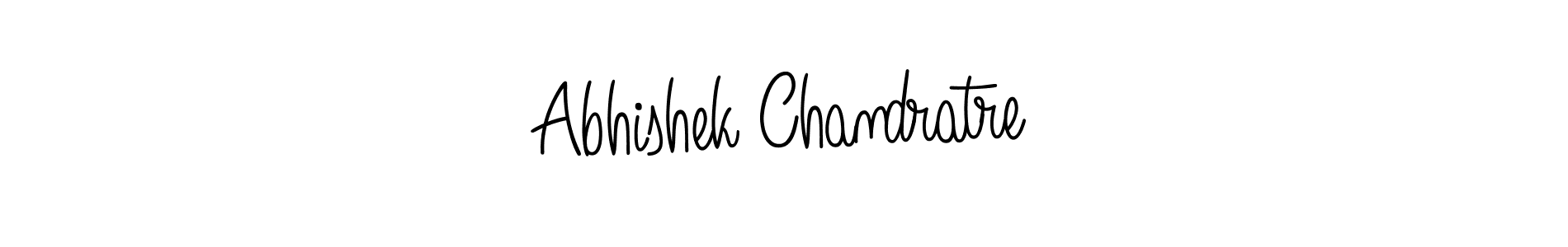 Make a beautiful signature design for name Abhishek Chandratre. With this signature (Angelique-Rose-font-FFP) style, you can create a handwritten signature for free. Abhishek Chandratre signature style 5 images and pictures png