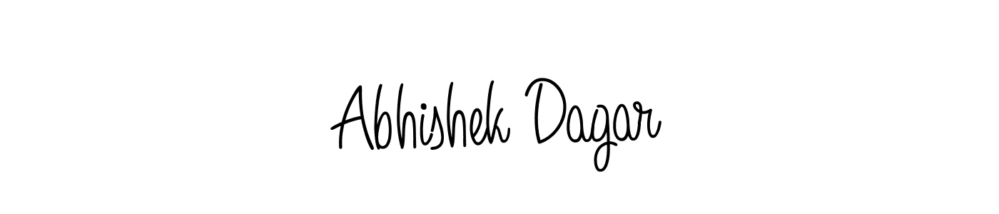 Make a short Abhishek Dagar signature style. Manage your documents anywhere anytime using Angelique-Rose-font-FFP. Create and add eSignatures, submit forms, share and send files easily. Abhishek Dagar signature style 5 images and pictures png