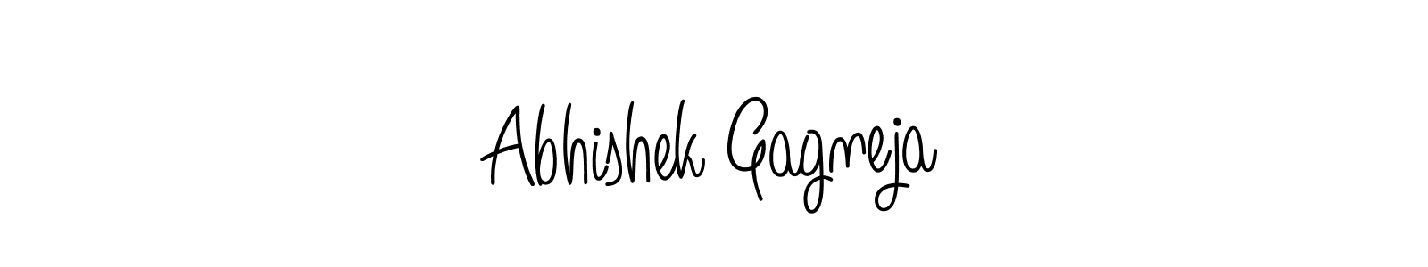 Angelique-Rose-font-FFP is a professional signature style that is perfect for those who want to add a touch of class to their signature. It is also a great choice for those who want to make their signature more unique. Get Abhishek Gagneja name to fancy signature for free. Abhishek Gagneja signature style 5 images and pictures png