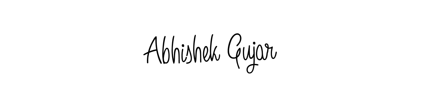 Make a short Abhishek Gujar signature style. Manage your documents anywhere anytime using Angelique-Rose-font-FFP. Create and add eSignatures, submit forms, share and send files easily. Abhishek Gujar signature style 5 images and pictures png