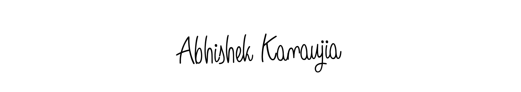 How to Draw Abhishek Kanaujia signature style? Angelique-Rose-font-FFP is a latest design signature styles for name Abhishek Kanaujia. Abhishek Kanaujia signature style 5 images and pictures png