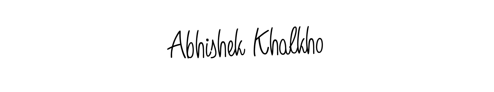 Best and Professional Signature Style for Abhishek Khalkho. Angelique-Rose-font-FFP Best Signature Style Collection. Abhishek Khalkho signature style 5 images and pictures png