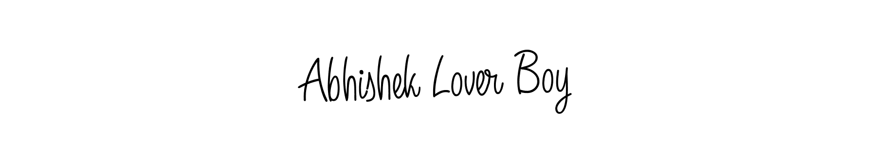 How to make Abhishek Lover Boy signature? Angelique-Rose-font-FFP is a professional autograph style. Create handwritten signature for Abhishek Lover Boy name. Abhishek Lover Boy signature style 5 images and pictures png